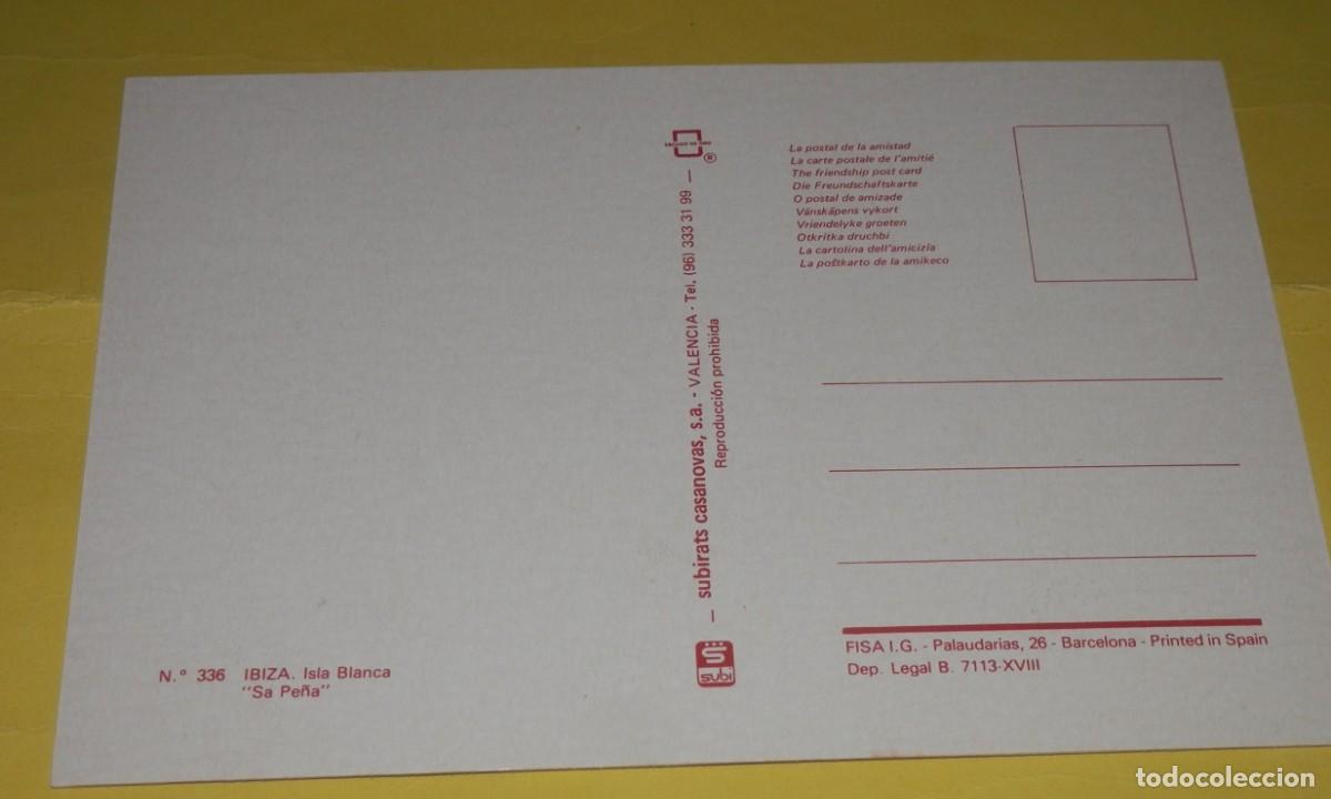 Postales: TARGETA POSTAL DE IBIZA - Foto 2