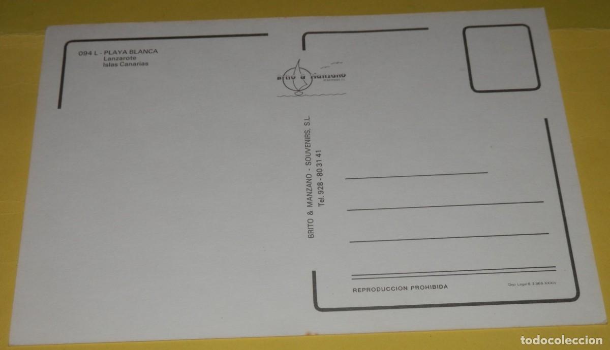 Postales: TARGETA POSTAL DE LA ISLA DE LANZAROTE - Foto 2