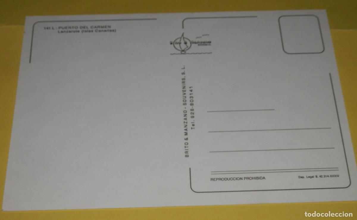 Postales: TARGETA POSTAL DE LA ISLA DE LANZAROTE - Foto 2