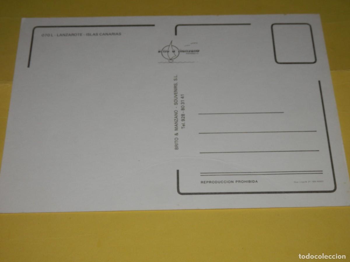 Postales: TARGETA POSTAL DE LA ISLA DE LANZAROTE - Foto 2