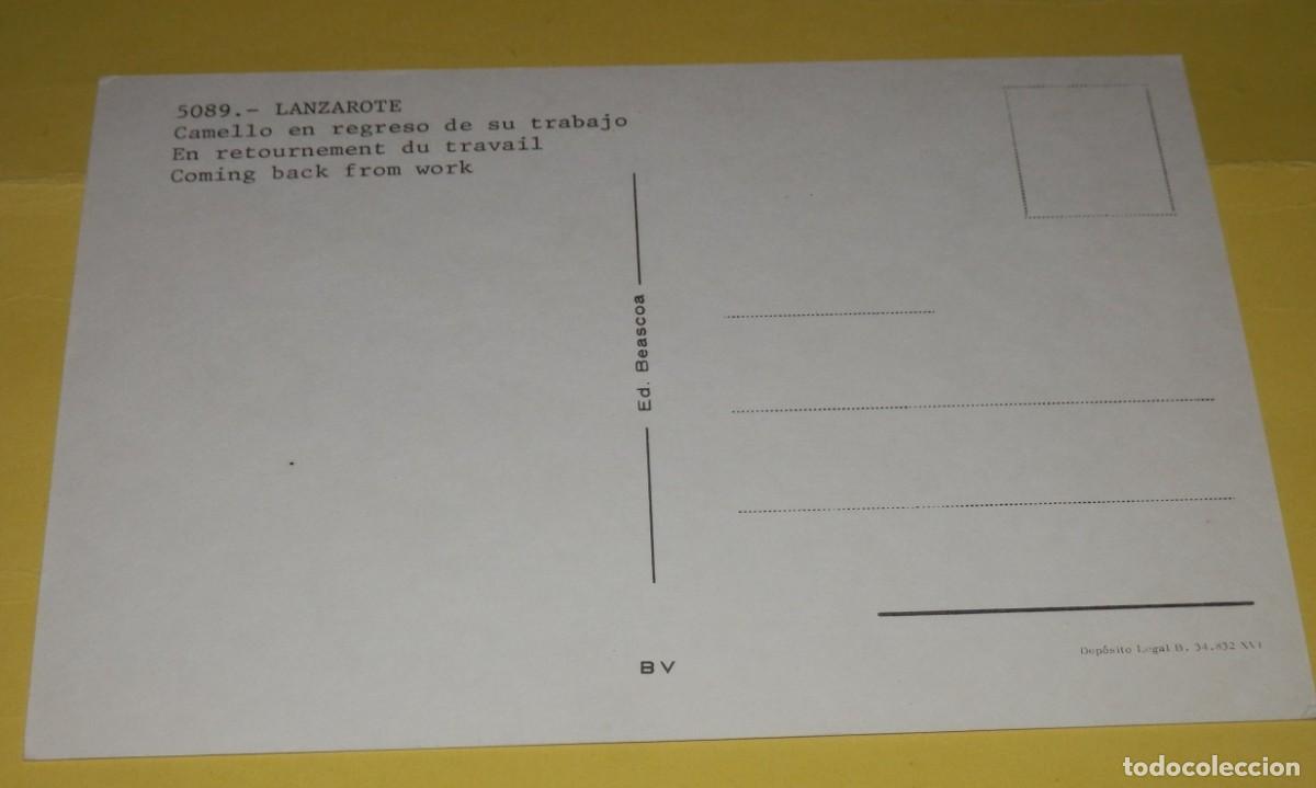 Postales: TARGETA POSTAL DE LA ISLA DE LANZAROTE - Foto 2