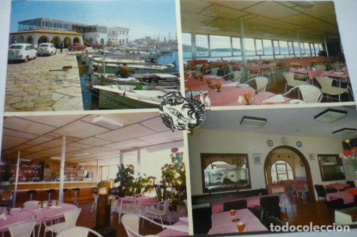 Postkarten: postal puerto pollensa.-mallorca restaurante lonja pescado cm