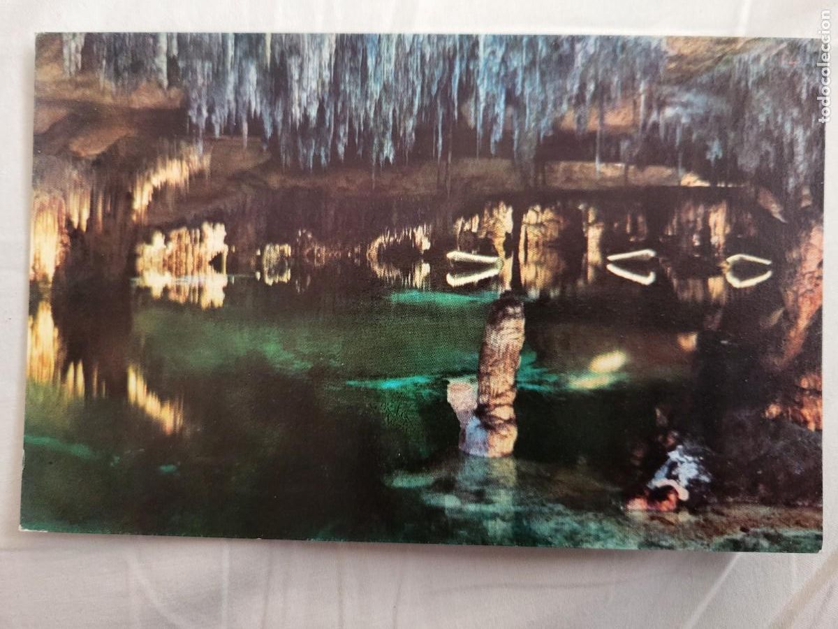 Postales: POSTAL CUEVAS DEL DRACH LAGO MARTEL - Foto 1