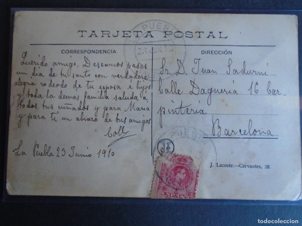Postales: (PS-73688)POSTAL DE POLLENSA-MUJER HILANDO - Foto 2