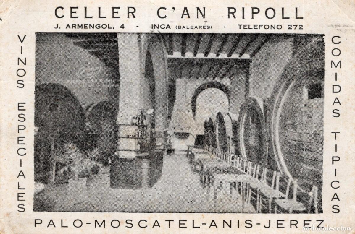 Postales: INCA. CELLER DE CAN - Foto 1
