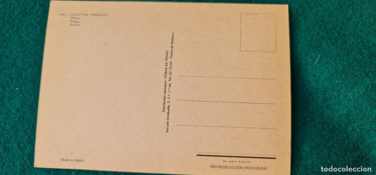 Postales: POSTAL ILLETAS - MALLORCA - Foto 2