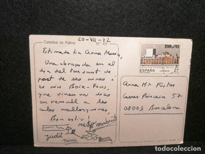 Postales: POSTAL MALLORCA CATEDRAL 45 URPSA - Foto 2