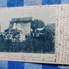 Postales: TARJETA POSTAL MAHON ( MENORCA ) TALAYOT DE TALATI, Nº 49 A. MOLL CAMPS, CIUDADELA CIRCULADA 1903