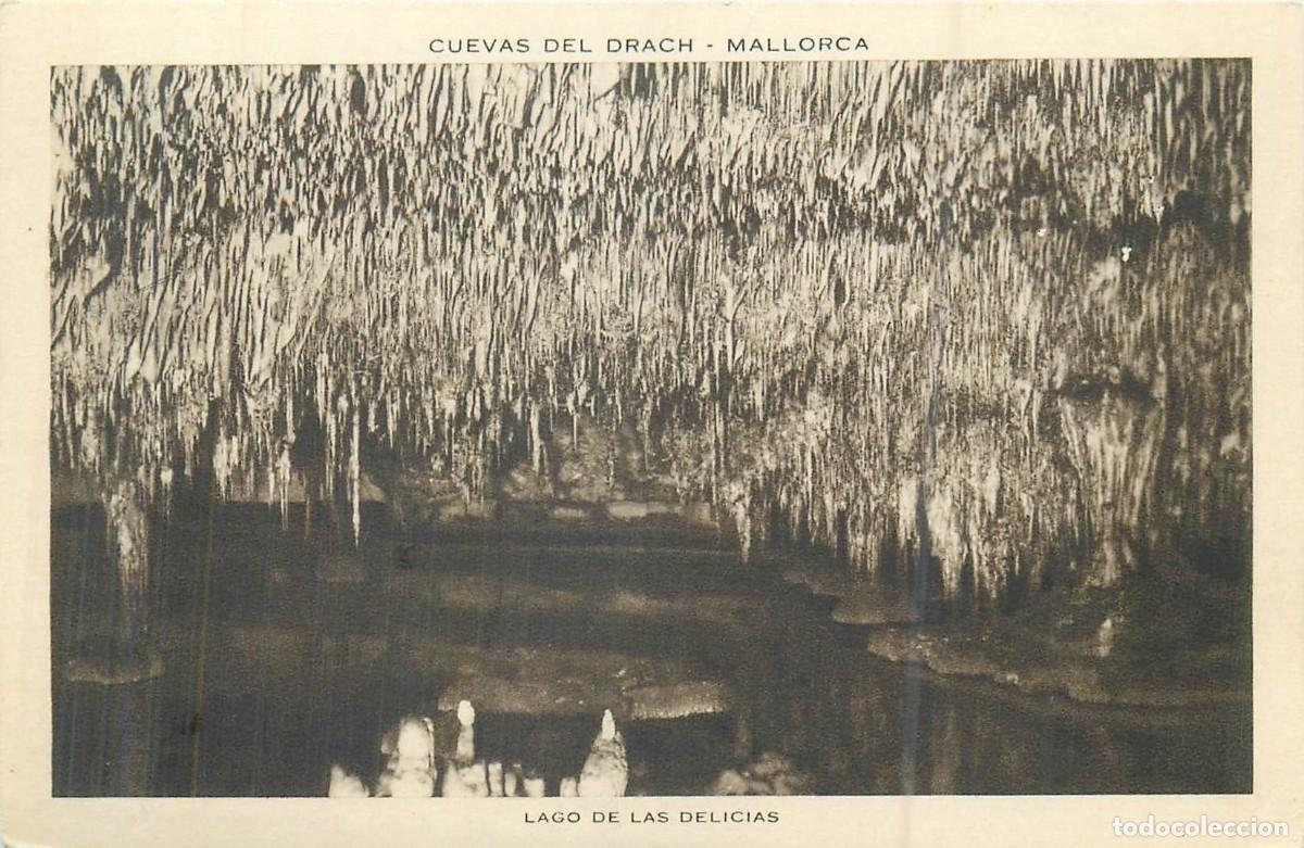 Postales: Postal de MALLORCA, cuevas del drach - Foto 1