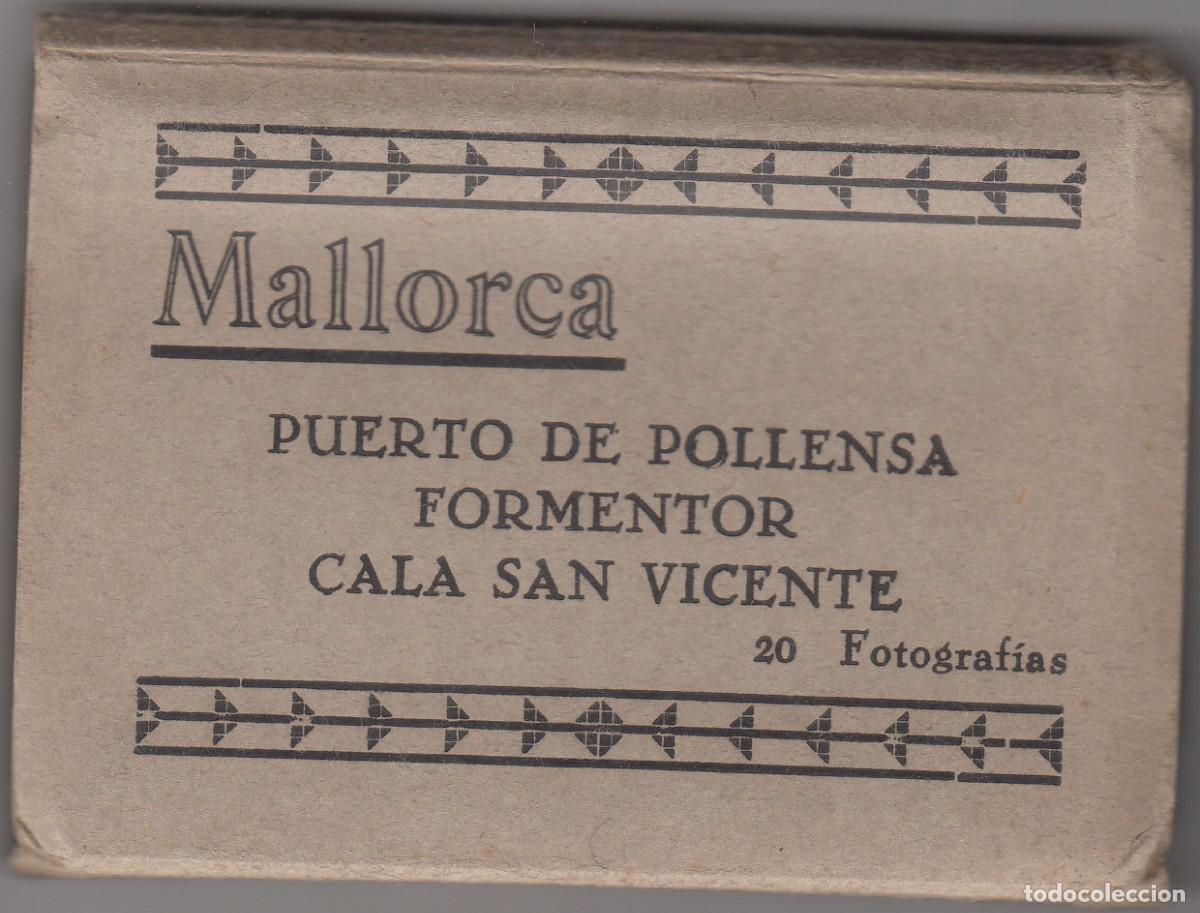 Cartes Postales: COLECCION DE 20 POSTALES DESPLEGABLES DE MALLORCA POLLENSA FORMENTOR CALA SAN VICENTE - VER IMAGENES