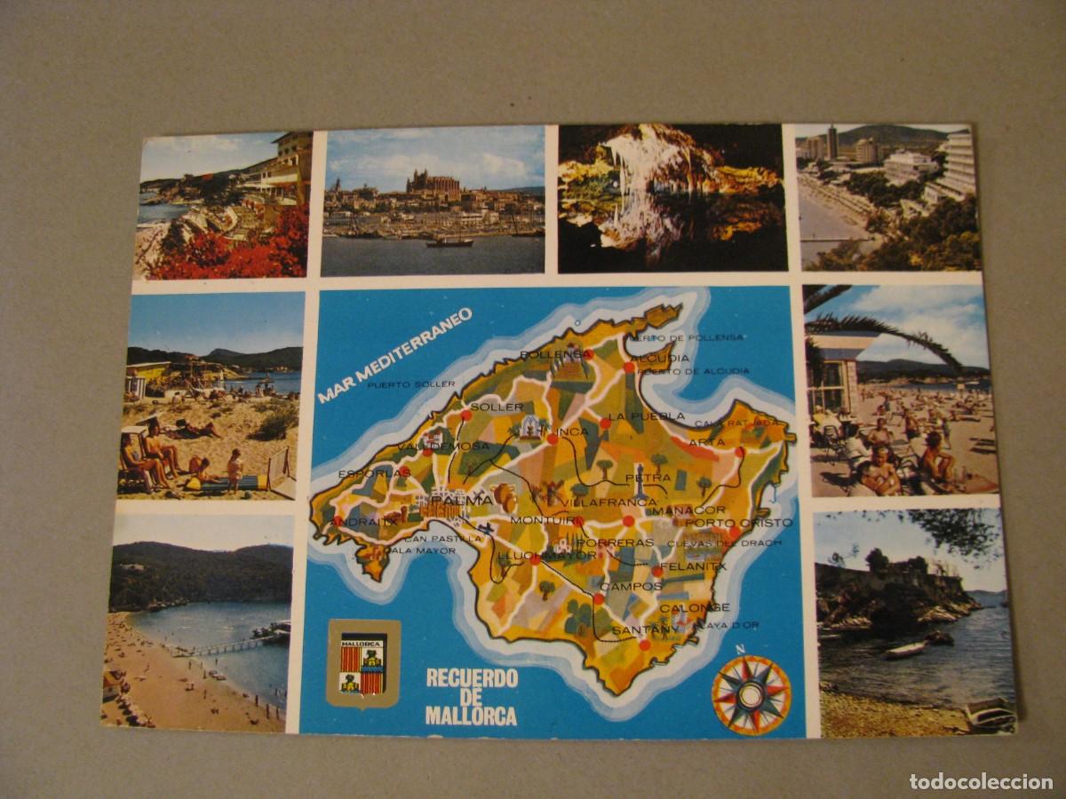 Cartes Postales: POSTAL RECUERDO DE MALLORCA. SUBIRATS CASANOVAS, CIRCULADA