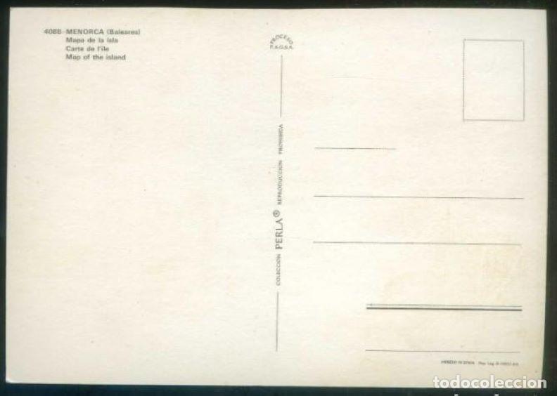 Postales: Menorca. *Mapa de la isla* Nueva. - Foto 2