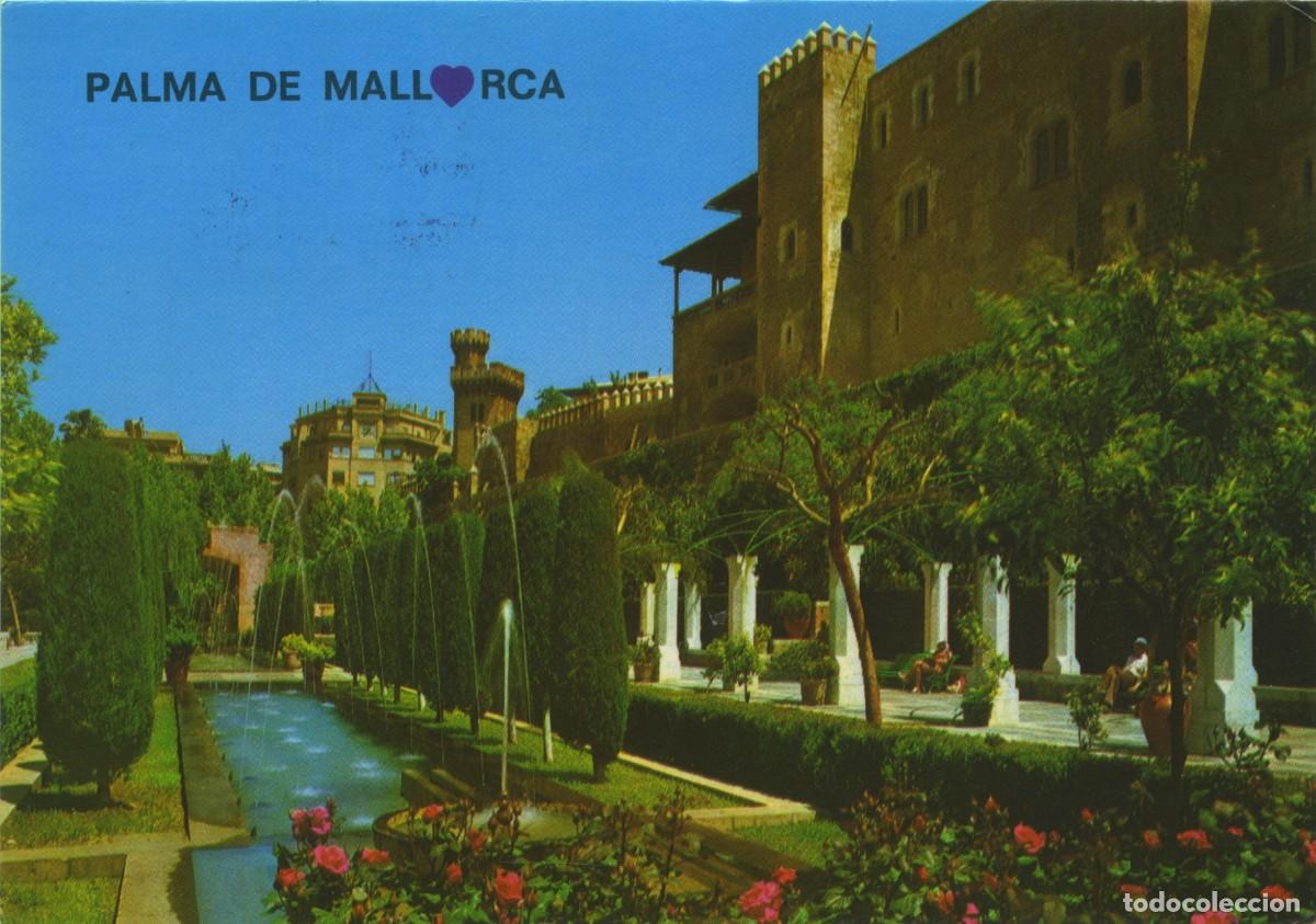 Postales: N&ordm; 1040-PALMA DE MALLORCA. Jardines del Huerto del Rey. ED. CLIK CLAK