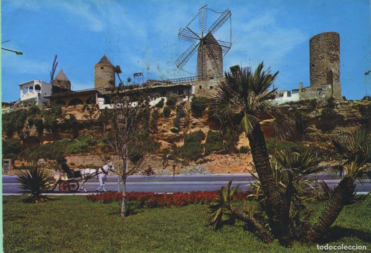 Postales: N&ordm; 762-PALMA. Mallorca. Molinos Jonquel. Circulada en 1983. ED. ZERKOWITZ