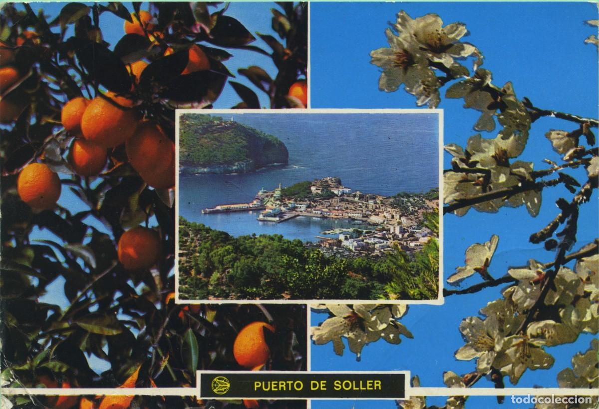 Postales: N&ordm; 1676-PUERTO DE SOLLER. Mallorca. Naranjos y flor de Almendro. ED. ICARIA FOTO-CINE