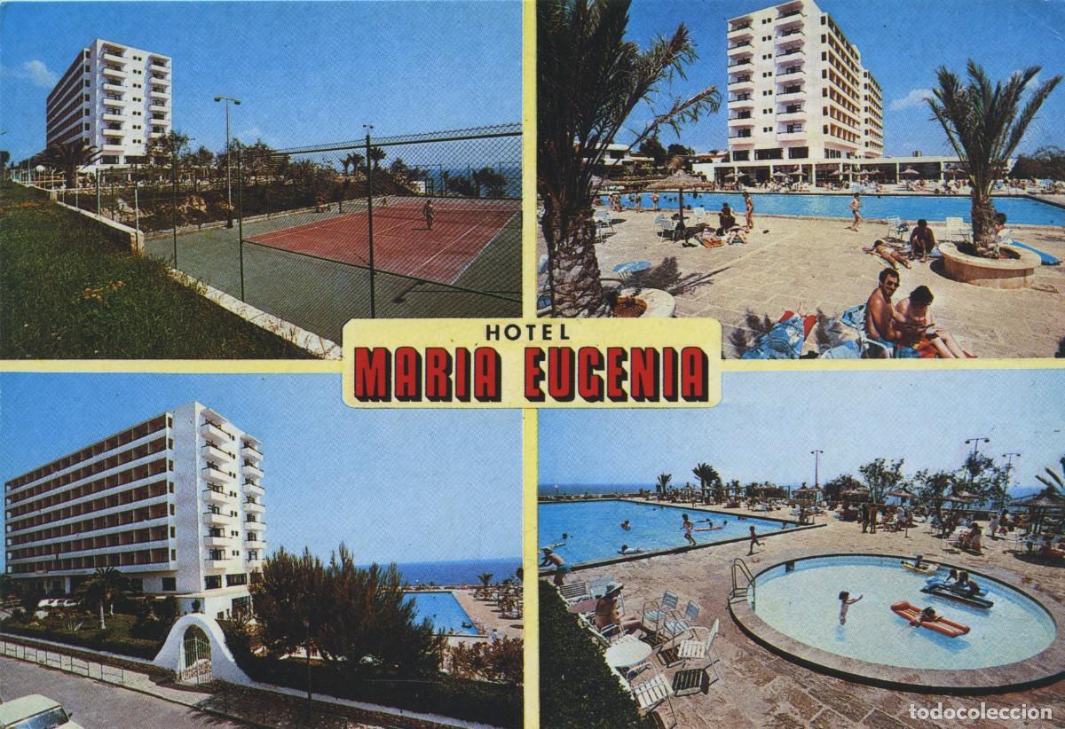 Postales: N&ordm; 3178-MALLORCA. Calas de Mallorca. Hotel Mar&iacute;a Eugenia. Sin circular. ED. CLIK CLAK