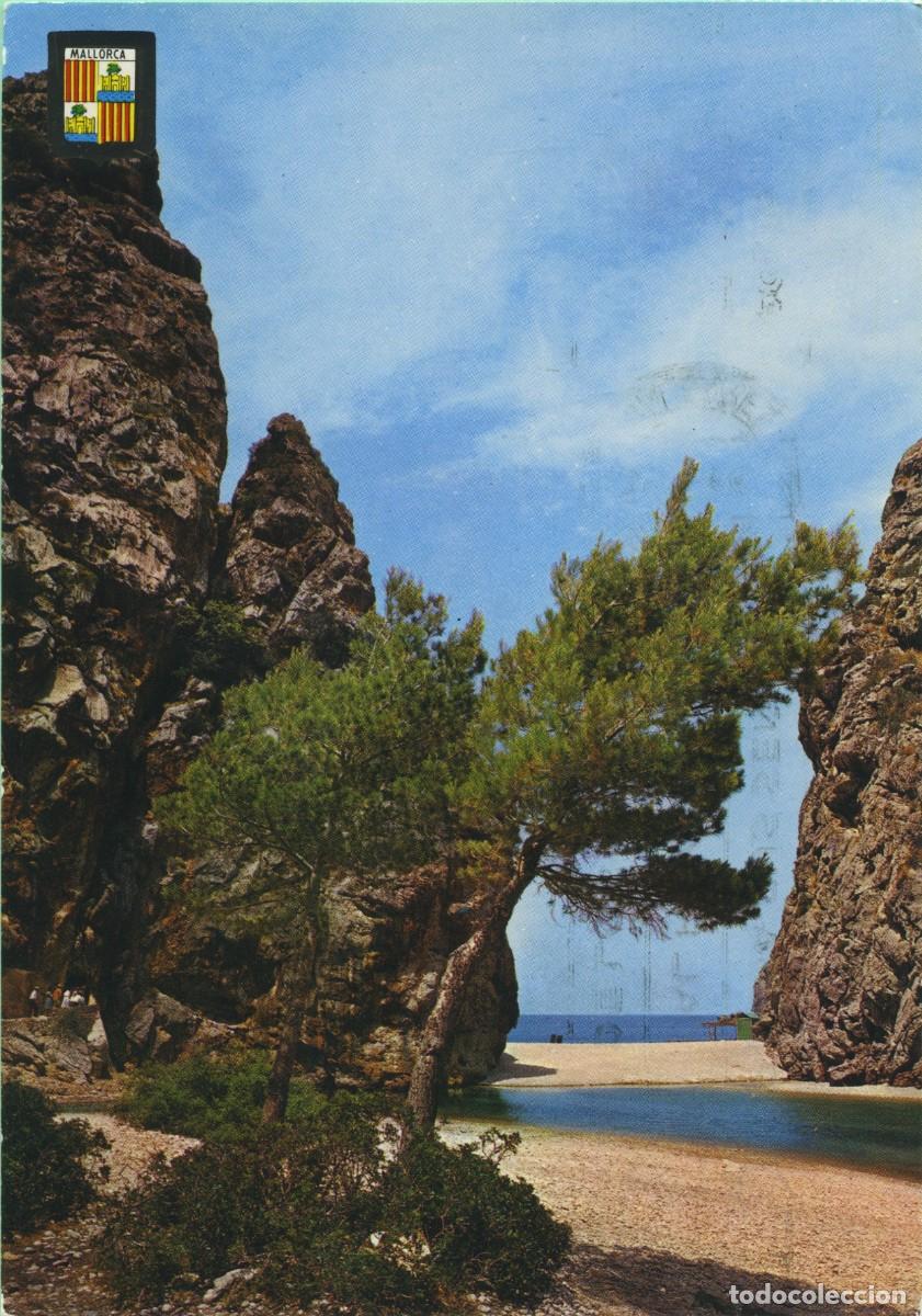 Postales: N&ordm; 1557-MALLORCA. Torrente de Pareis. Playa. Circulada en 1968. ED. A. SUBIRATS CASANOVAS
