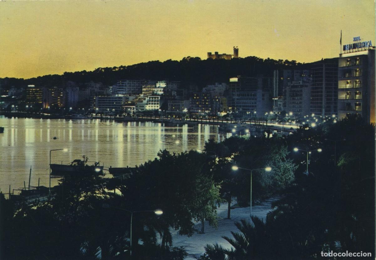 Postkarten: N&ordm; 38-PALMA DE MALLORCA. Hoteles del Paseo Mar&iacute;timo. Sin circular. ED. FLOR DE ALMENDRO