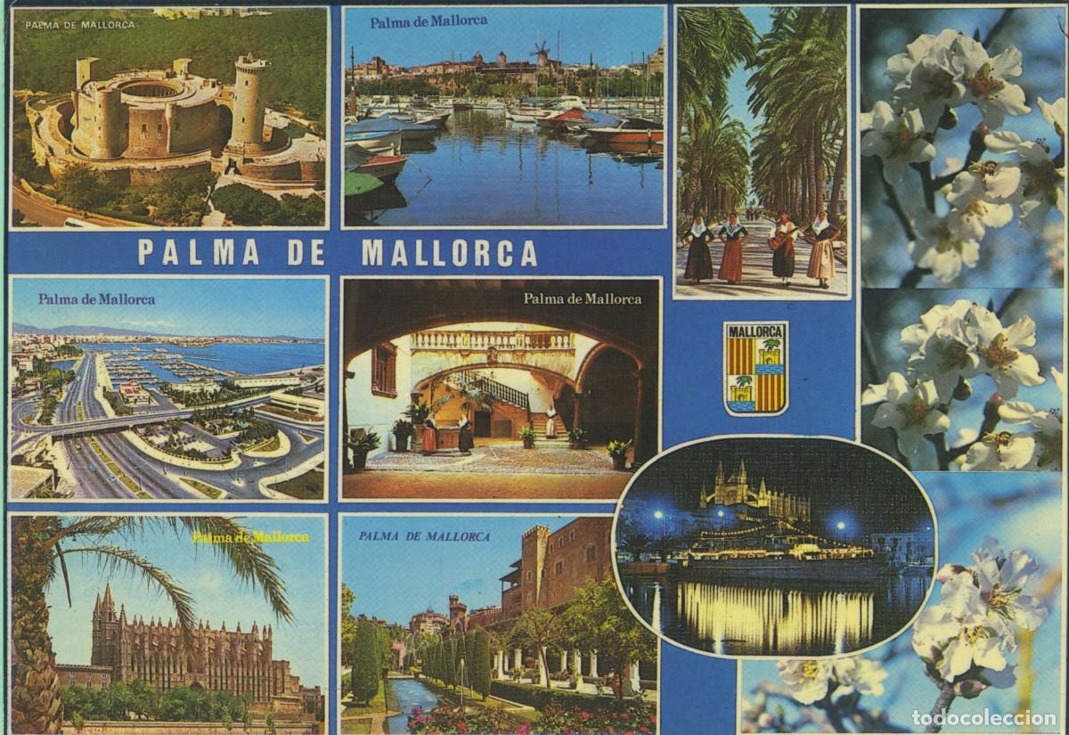 Postkarten: N&ordm; 2605-PALMA DE MALLORCA. Diversos aspectos. Circulada en 1988. ED. CLIK CLAK