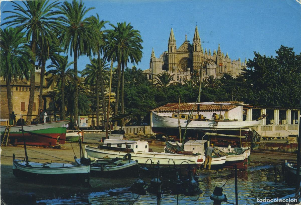 Postales: N&ordm; 805-PALMA DE MALLORCA. Detalle. Circulada en 1975. ED. ZERKOWITZ