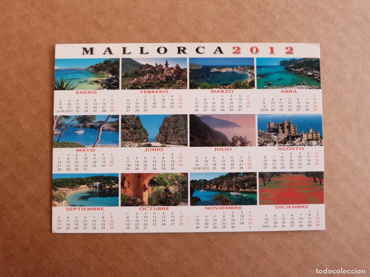 Postais: Postal calendario 2012 Vistas paisajes de Mallorca ( Sin escribir circular )