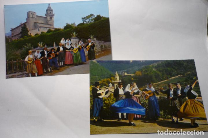 Postales: lote postales mallorca valldemosa bailes-trajes tipicos cm