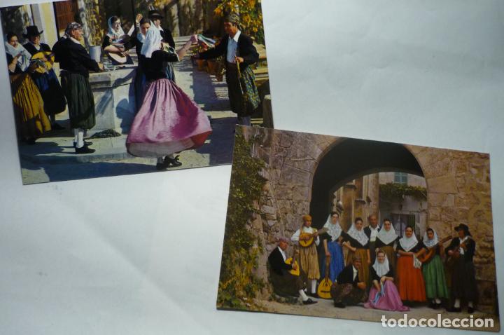 Postales: lote postales mallorca valldemosa bailes y trajes tipicos cm