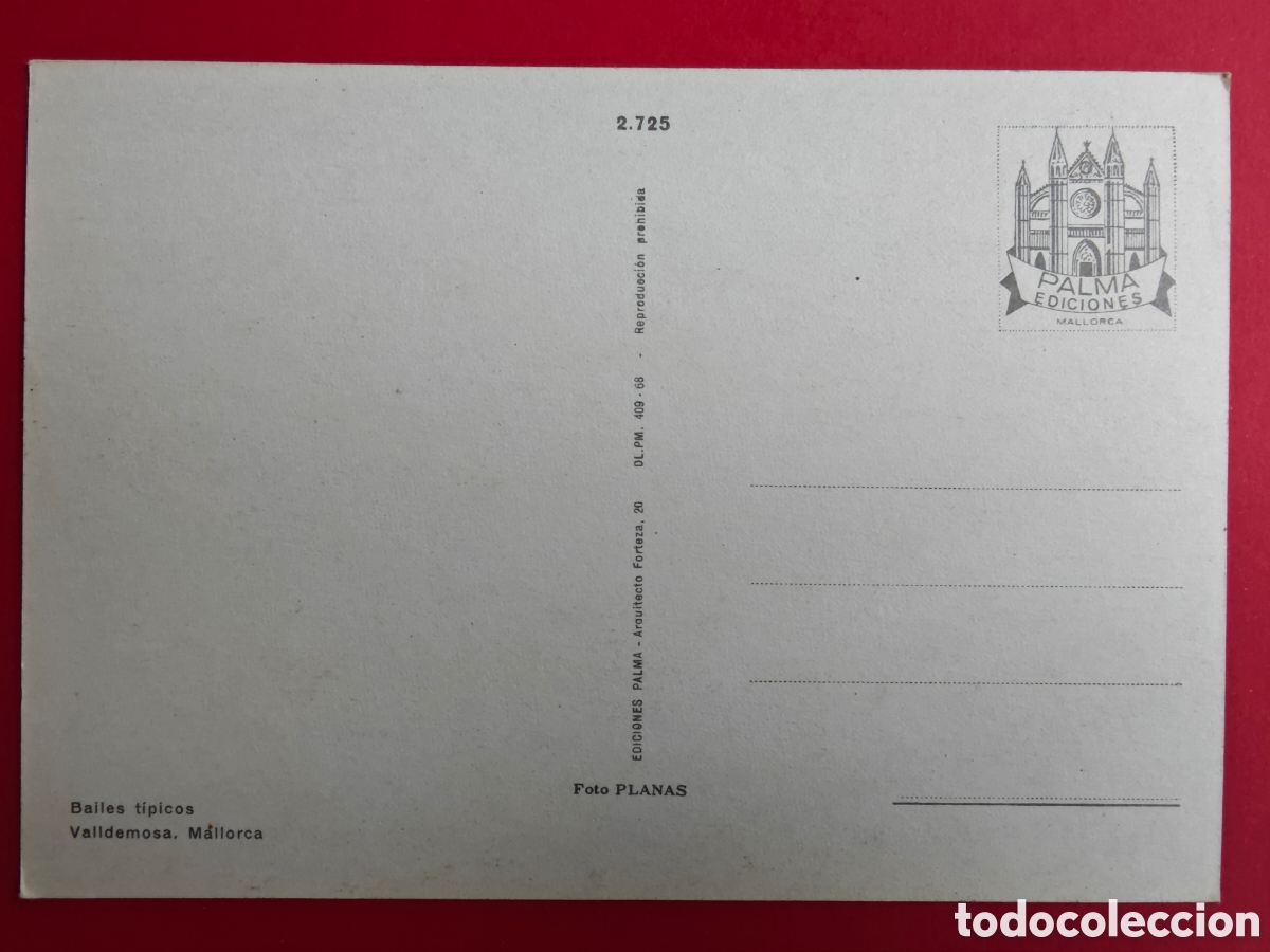 Postales: Mallorca, bailes t&iacute;picos - Foto 2