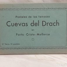 Postales: CUEVAS DEL DRACH / 2ª SERIE / ESTUCHE 12 POSTALES / PERFECTO ESTADO