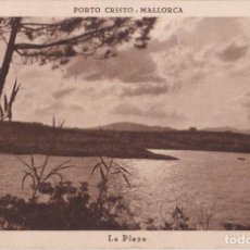 Postales: MALLORCA, PORTO CRISTO, LA PLAYA - ESCRITA