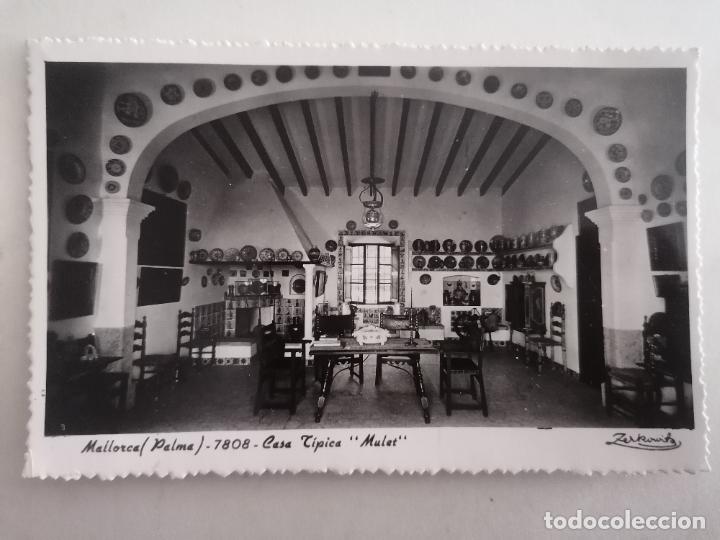 Postales: POSTAL MALLORCA, CASA TIPICA - MULET, EDITORIAL ZERKOWITZ - Foto 1