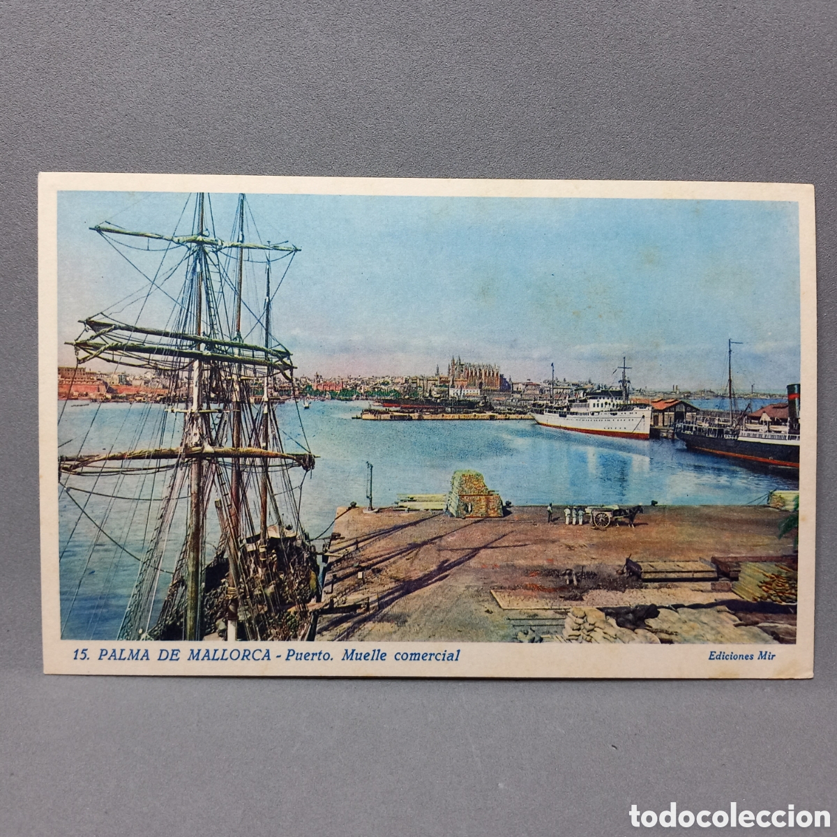 Postales: MALLORCA, Ediciones Mir. Puerto. Muelle Comercial. - Foto 1