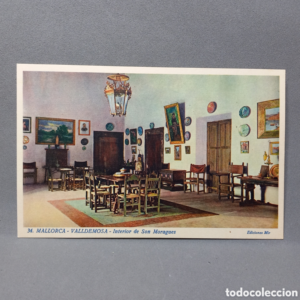Postales: MALLORCA, Ediciones Mir. Interior de Son Moragues - Foto 1