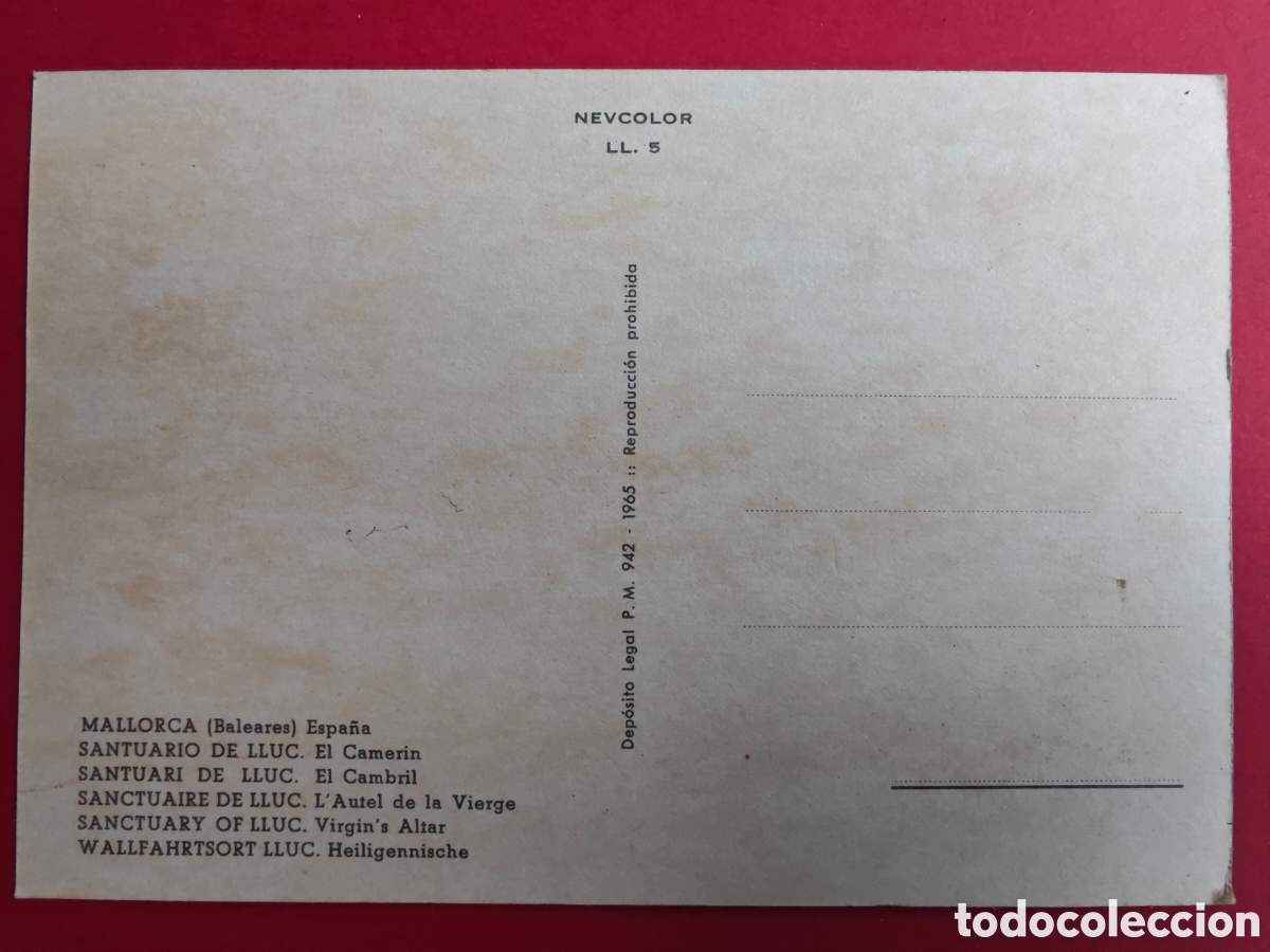 Postales: Mallorca, santuario de Lluc - Foto 2
