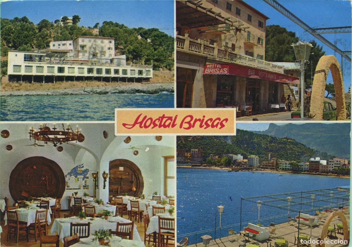 Postkarten: N&ordm; ME 108-PUERTO DE SOLLER. Mallorca. Hostal Brisas. Circulada en 1979. ED. CYP