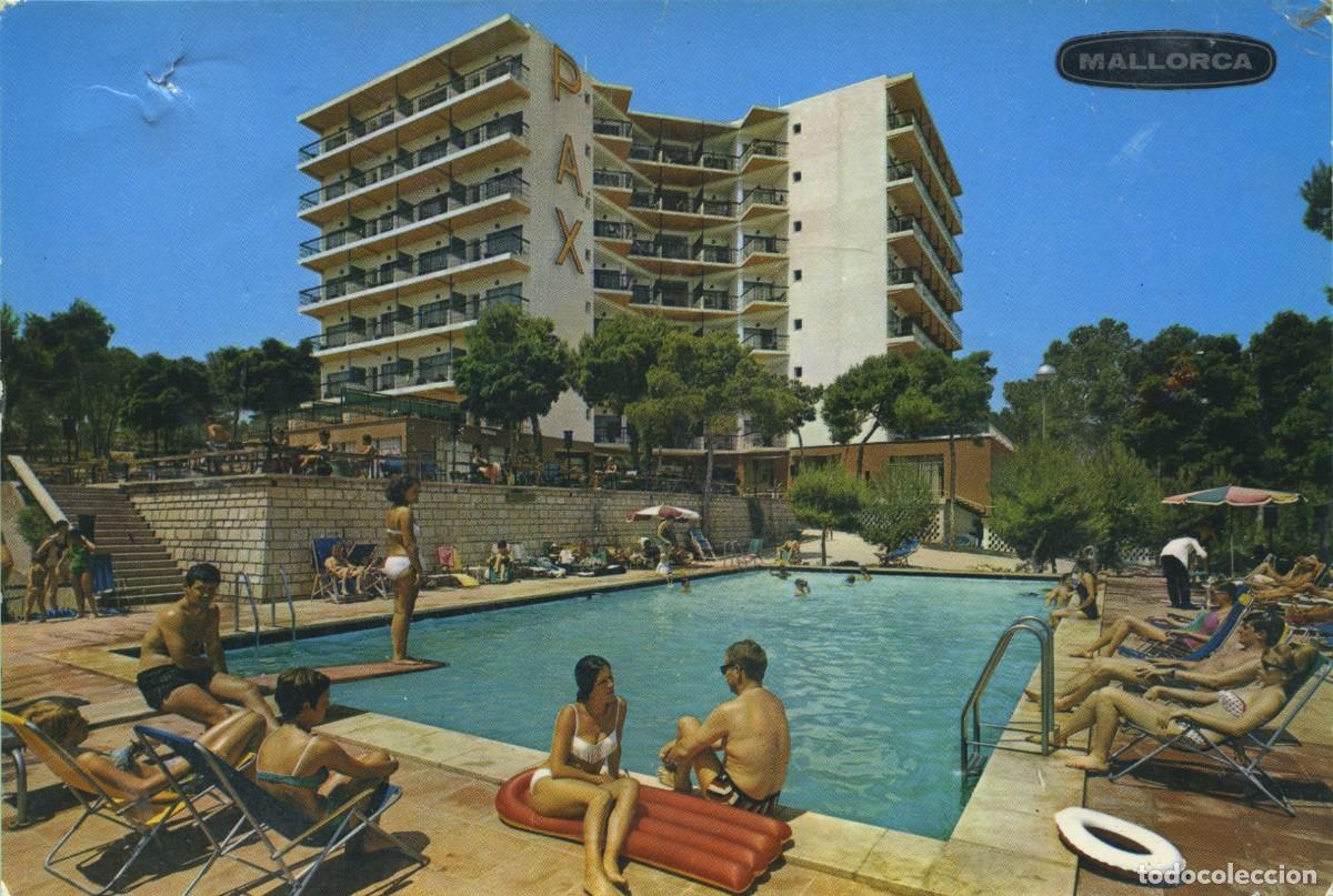 Postkarten: N&ordm; 2696-MALLORCA. Hotel Pax. Playa Magaluf. Sin circular. 1968. ED. FOTO CINE CASA PLANAS