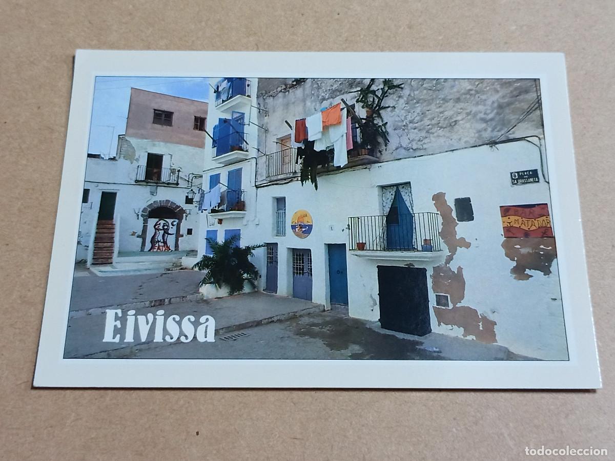 Postales: IBIZA - POSTAL EIVISSA - PLA&Ccedil;A DE SA DRASSANETA - Foto 1