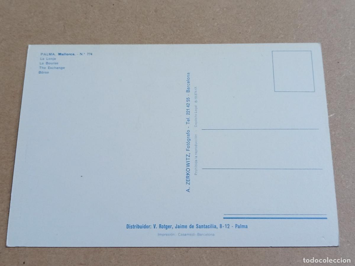 Postales: MALLORCA - POSTAL PALMA - LA LONJA - Foto 2