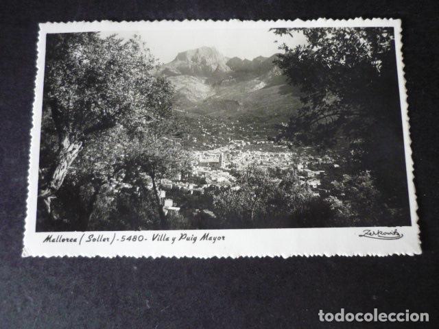 Postales: SOLLER MALLORCA VILLA Y PUIG MAYOR - Foto 1