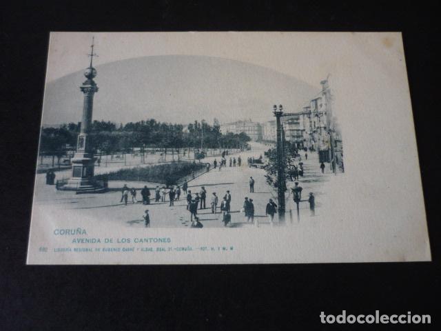 Postales: LA CORU&Ntilde;A AVENIDA DE LOS CANTONES - Foto 1