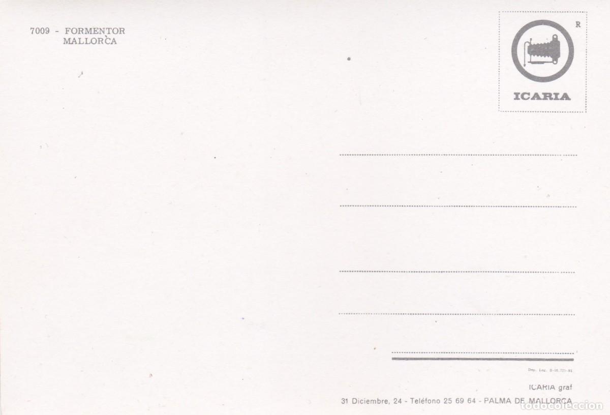 Postales: MALLORCA. FORMENTOR (1968) - Foto 2