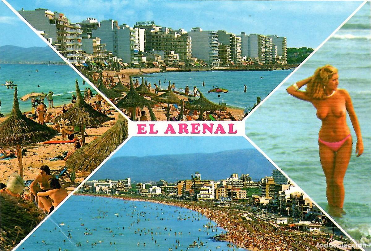 Postkarten: N&ordm; PM. 722-MALLORCA. Playa de Palma. Circulada en 1987. ED. POSTALES COLOR CYP