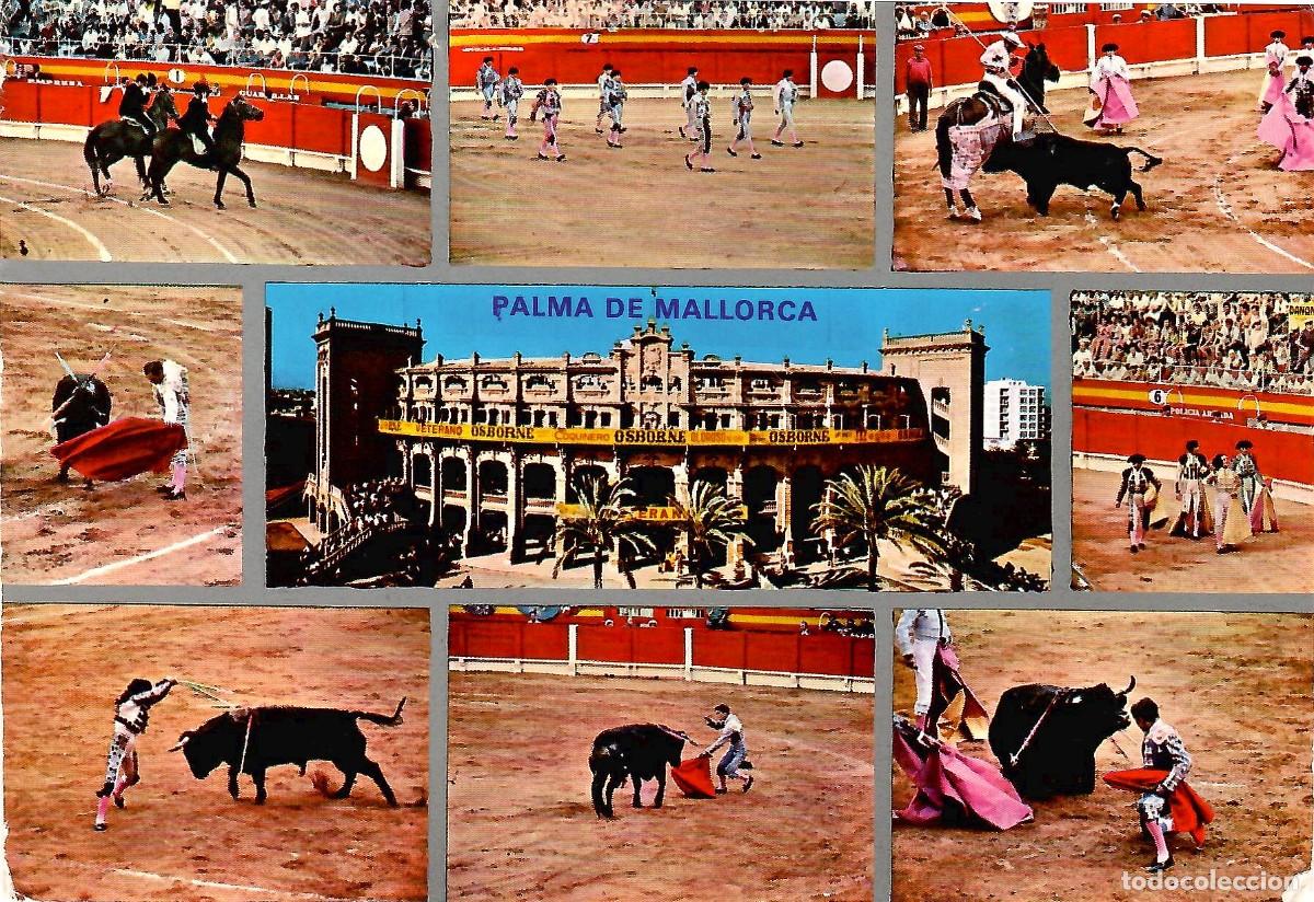 Cartes Postales: N&ordm; 11029-PALMA DE MALLORCA. Diversos aspectos. Circulada en 1989. ED. ICARIA