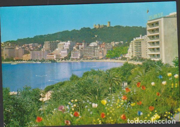 Cartes Postales: postal ESCRITA PASEO MARITIMO CASTILLO BELLVER PALMA MALLORCA 1964 ESPA&Ntilde;A POST CARD