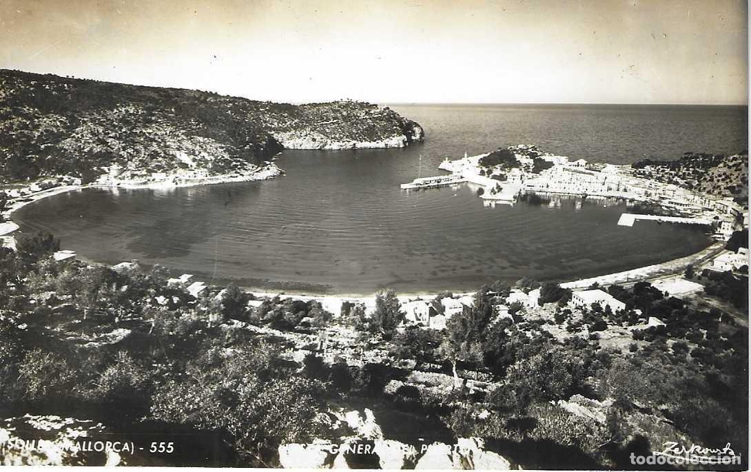 Postales: SOLLER - MALLORCA - 555. VISTA GENERAL.- ZERKOWITZ - ESCRITA 1955