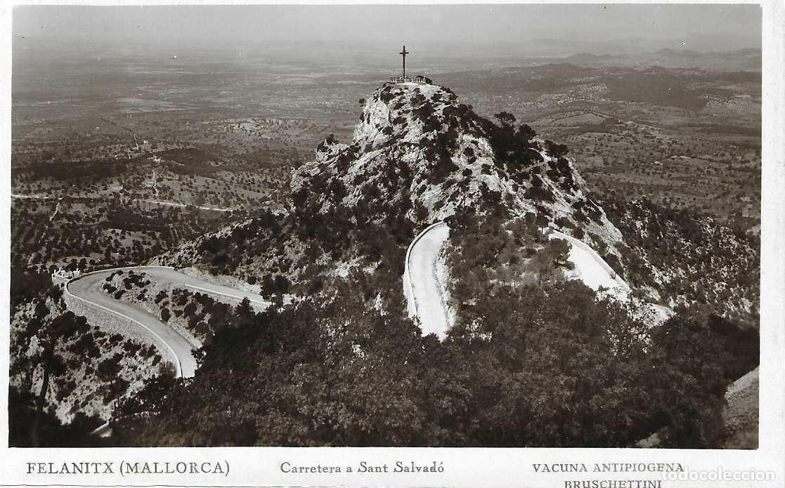 Postales: FELANITX (MALLORCA) - CARRETERA A SAN SALVADÓ - TALLERES FOTOGRAFICS GUILERA