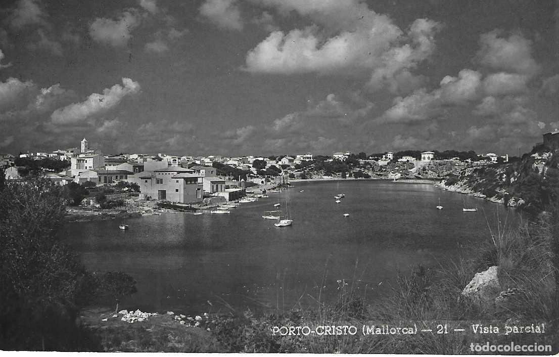 Postales: PORTO CRISTO (MALLORCA) - 21. VISTA PARCIAL - CIRCULADA 1960