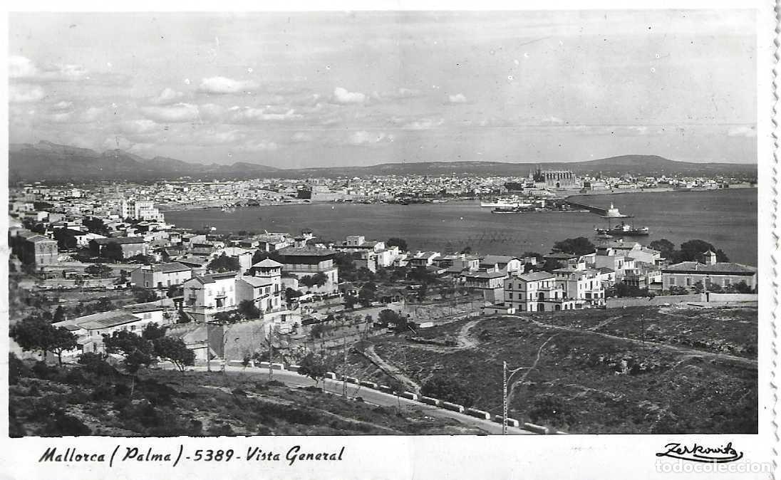Postales: PALMA DE MALLORCA - 334. LA CATEDRAL. - EXCL. ANTONIO VICH - CIRCULADA 1955