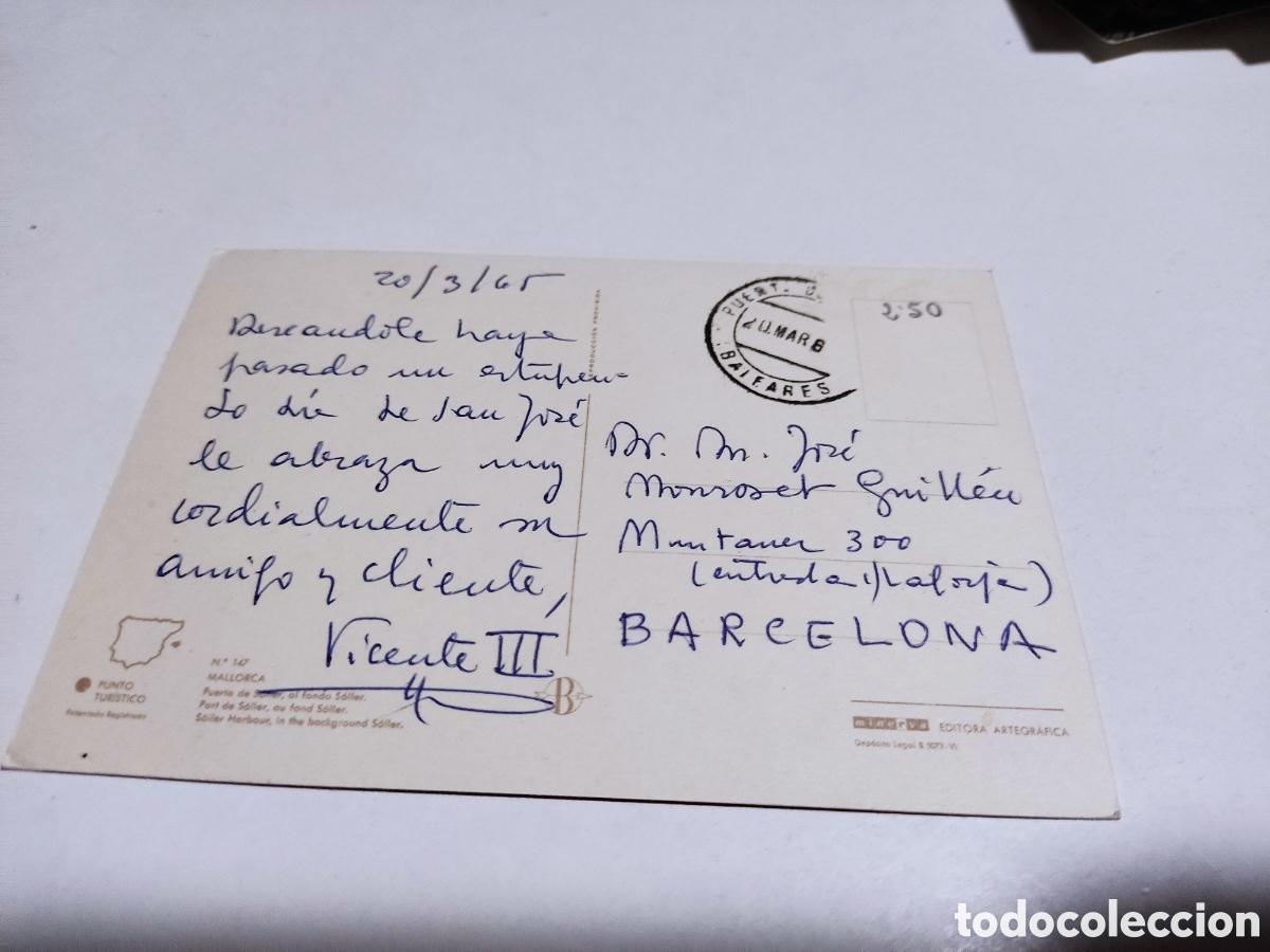 Postales: Postal soller Mallorca - Foto 2