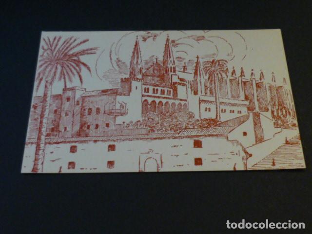 Postales: PALMA DE MALLORCA CATEDRAL Y PALACIO ALMUDAINA - Foto 1